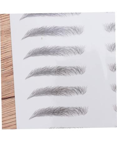 Housoutil 2pcs 3d Eyebrow Stickers Natural Eyebrow Shaper Artificial Eyebrow Water Proof Transfer Stickers 6d - Buy Online on GoSupps.com