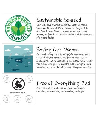 Saltie Hydrating Shampoo with Seaweed & Kelp | Moisturizing Color Safe Formula for All Hair Types | 8.5 fl. oz - Buy Online on GoSupps.com