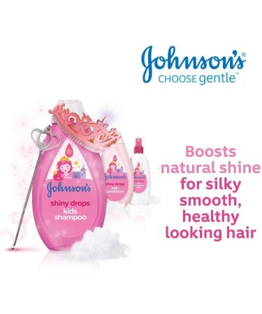 Johnson's Shiny Drops Kids Shampoo 500ml - Gentle & Nourishing Shampoo for Shiny Hair - Buy Online on GoSupps.com
