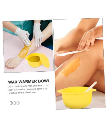 Portable Mini Wax Melting Device - Silicone Wax Warmer Replacement Pot - Yellow Silicone Wax Bowl for Easy Heating - Buy Online on GoSupps.com