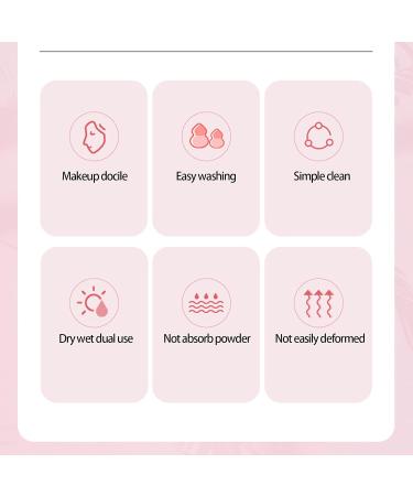 Premium Makeup Sponges Set - Soft Long Lasting Wet & Dry Use | International Shipping Available - Buy Online on GoSupps.com