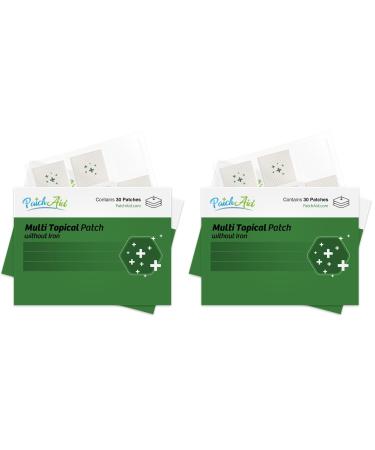 PatchAid Multi Plus Topical Patch Without Iron 30-Day Supply (Pack of 2)