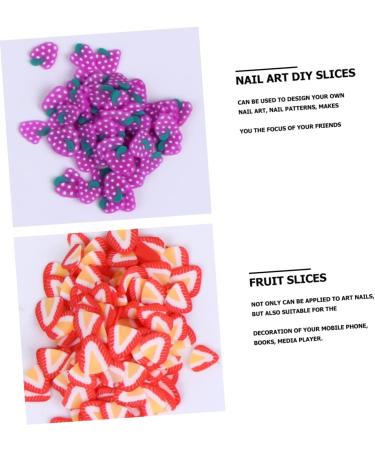 Healeved 7200 Pcs 12 Fruit Sliced nail Art Accessories Hair Dryer Brush Flower Decor Floral Decor Nail Resin Embellishments Nail Art Decorations Nail Fruit Manicure Decorative Sheet - Buy Online on GoSupps.com