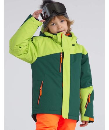 PHIBEE Big Boys' Waterproof Breathable Snowboard Ski Jacket Green 16 - Buy Online on GoSupps.com
