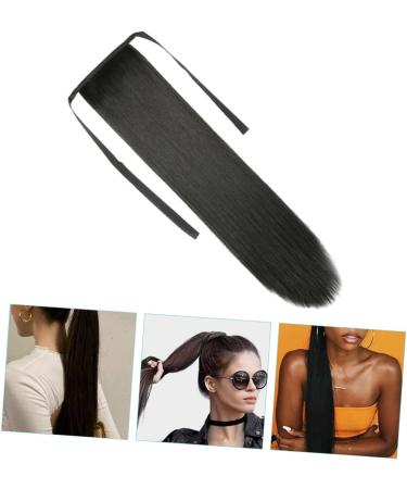 Ipetboom Long Tie Ponytail Straight Hair Extension Women Hair Extensions Hair Extensions for Braids Synthetic Straight Ponytail Extension Synthetic Ponytail Extension Ponytail Extension Wig - Buy Online on GoSupps.com