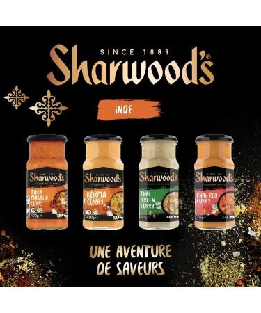 Sharwood's Sharwood s Korma Lot de 6 sauces au curry (6 x 420 g) - Buy Online on GoSupps.com