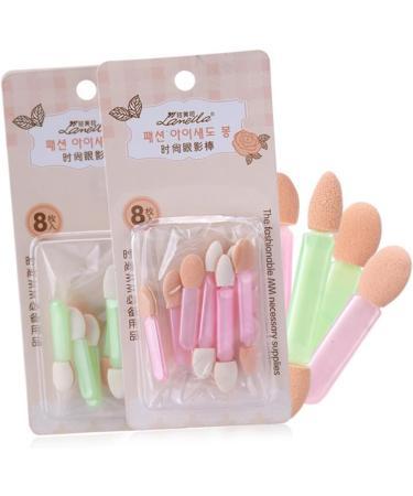 POPETPOP 8pcs Eyeshadow Sponge Eyeshadow Brush Sponge Eyeshadow Stick Eye Shadow Double Head Accessories - Buy Online on GoSupps.com