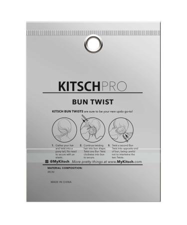 Kitsch Rose Gold Bun Twist Hair Pins - 3pcs | Spin Pins & Corkscrew Hair Pins for Buns | Hair Pin/Screw - Buy Online on GoSupps.com