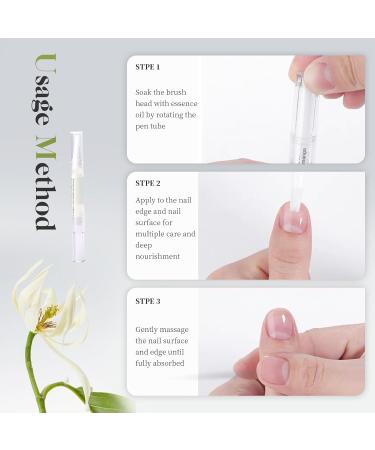 Cuticle Oil Pens for Nail Care Revitalizer Oil Pen with Soft Brush Prevent Nail Cracking and Dry Cuticles - Buy Online on GoSupps.com