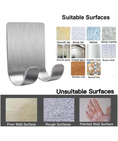 Dongda Stainless Steel Razor Holder Bracket - Self-Adhesive Shower Rack for Bathroom - Waterproof Multi-Purpose Hook - No Drilling Required - Buy Online on GoSupps.com