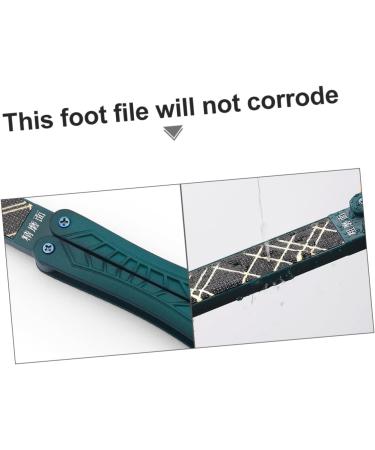 Healeved 1pc Foot File Pedicure Tool Foot Care Tool Refreshing Foot Skin Tool Dry and Wet Feet Tool Dead Skin Remover Dual Purpose Pedicure Stone Foot Rubbing Board Ultra-White Glass - Buy Online on GoSupps.com