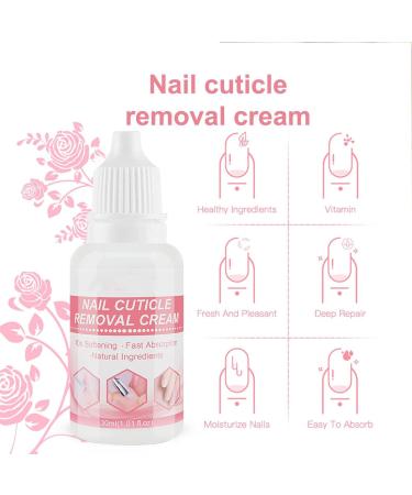 Cuticle Remover Cream | Cuticle Remover Gel 30ml Instant Fast Absorption Gentle Softening Cuticle Remover Cream Maintain Healthy Cuticles Honhoha - Buy Online on GoSupps.com