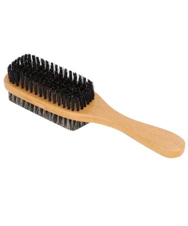 Premium Wooden Beard Brush & Face Hair Shaving Brush - Double-Sided with Wooden Handle | Ideal for Grooming Accessories - Buy Online on GoSupps.com