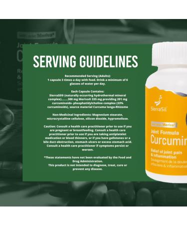 JOINT FORMULA CURCUMIN 3 with Meriva Relief of Joint Pain & Inflammation Supports Joint Health Calms Inflammation Provides Antioxidants Helps Calm Inflammation Easy to Digest Clinically Verified Vegan Gluten Free and Non-GMO 180 capsules (60 servings) - Buy Online on GoSupps.com