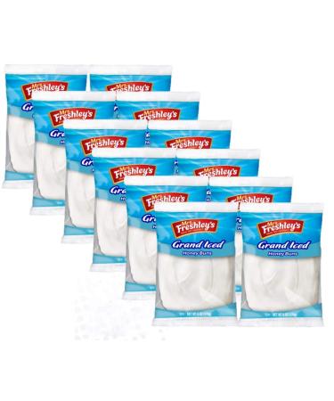 Mrs. Freshley's Grand White Iced Honey Buns  Individually Packaged  6 oz.  Pack of 12 - Buy Online on GoSupps.com