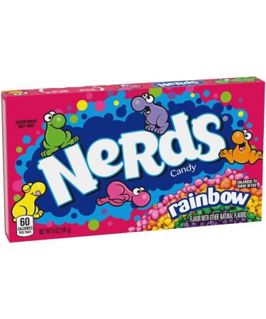 Wonka Rainbow Nerds Theatre Size Box 141g Box American Candy x 3 Delicious Tasty And Twisty Treat Gift Hamper - Buy Online on GoSupps.com