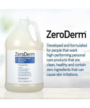 Ginger Lily Farms Botanicals ZeroDerm Advanced Therapy Moisturizing Shampoo - 1 Gallon (128 Fl. Oz.), Vegan, Cruelty-Free, Fragrance-Free - Buy Online on GoSupps.com