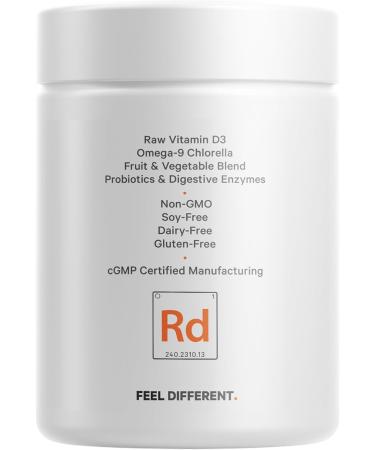 Codeage Raw Vitamin D3+ High Potency 5000 IU Supplement from Saccharomyces Cerevisiae - Raw Vitamin Probiotics Digestive Enzymes Fruits & Greens - 2-Month Supply - 60 Capsules - Buy Online on GoSupps.com