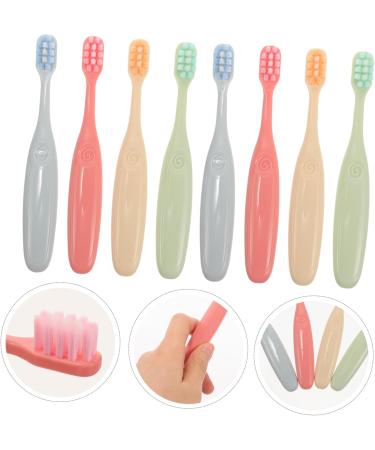 Frcolor 8-Pack Silicone Children s Toothbrush Set - Soft Bristle Travel Toddler Toothbrush for Gentle Cleaning & Massage - Buy Online on GoSupps.com