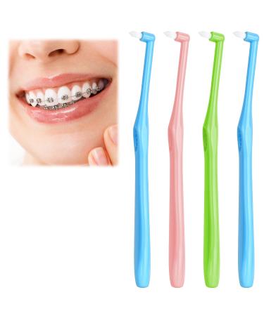 Acwoo Tuft Toothbrush 4 pieces of insert brush toothbrush Small toothbrush fragrances brush soft tuft stream brush trim toothbrush single interdental space for detail cleaning - Buy Online on GoSupps.com