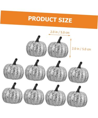 Alipis 20 Pcs Foam Pumpkin Halloween Party Decor Realistic Vegetables Decorative Foam Vegetables Pumpkin Decoration Mini Artificial Pumpkins Faux Pumpkin Craft Powder Silverx2pcs 5CMx2pcs - Buy Online on GoSupps.com