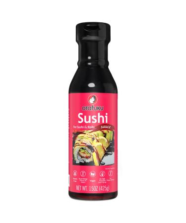 Otafuku Sushi Eel Sauce for Sushi Rolls, Japanese Unagi Sauce Gluten Free, 15 Oz 15 Ounce (Pack of 1)