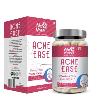 iMeMyself Clear Skin Support | 90 Capsules with Zinc Vitamin A Niacinamide Berberine Glutathione Neem Probiotics Green Tea & Herbal Extracts