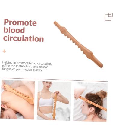 Shop OHPHCALL GUA SHA Wooden Body Massage Roller Reflex Zone & Abdominal Massage Tool Acupuncture Stick for Fitness - Buy Online on GoSupps.com