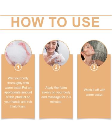  blmcoos Persimmon Shower Gel Foot Odour Eliminator Deodorizer for Seniors Natural Deodorant Soap Armpits Intimate Area Inside Thighs (2) - Buy Online on GoSupps.com