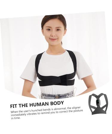 Adjustable Electronic Posture Reminder - Healeved Hunchback Upper Brace & Vibration Shoulder Belt Set for Improved Posture - Buy Online on GoSupps.com