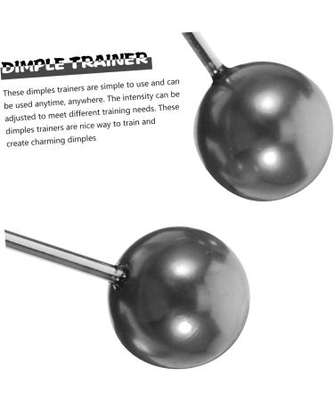 VINTORKY 1 Pair Dimple Trainer Face Dimples Exerciser Dimples Maker for Face Facial Tools Tool Facial Dimples Trainer Beauty Tools Face Exerciser Tool Former Metal Alloy 4.30X2.50X0.80CM Black - Buy Online on GoSupps.com