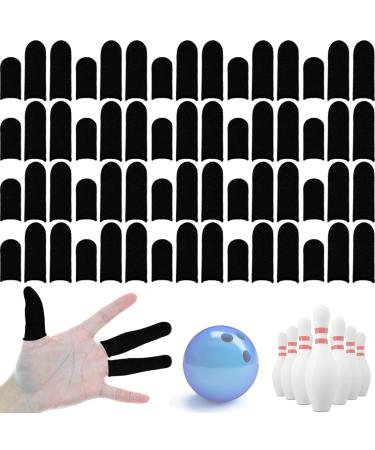 HALLEAST 60 Pieces Finger Sleeves for Bowling, Disposable Bowling Thumb Sleeves Anti-Sweat Breathable Protector Seamless Lightweight Anti-Skid Glove for Right Hand & Left Hand Large