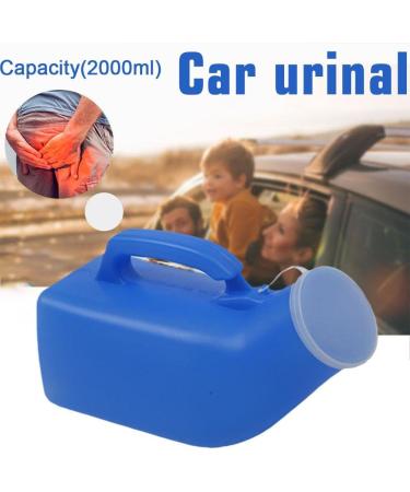 BBASILIYSD Urinals For Men 2000ml Thick Plastic Mens Bedpan With Lid - Spill Proof Urinary P4h8 Urinal Pee Male Campin - Buy Online on GoSupps.com
