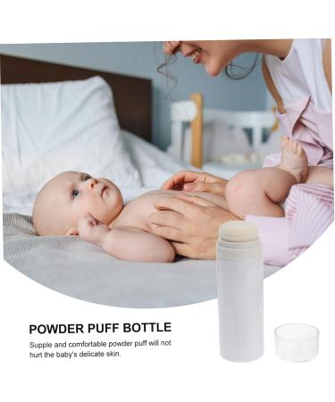 1pc Compact Baby Container with Puff Powder Dispenser Small Container Hat Loose Powder Suit Mini Cosmetic Baby Care Powder Pouf Pp - Buy Online on GoSupps.com