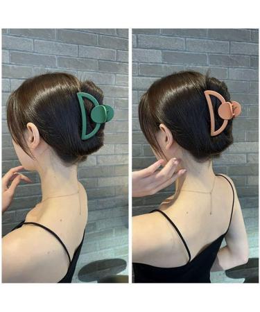 Jasni 10pcs Multicolor Combined Matte Nonslip Big Hair Claw Clips shark Catch clip Women Fashion Hair Styling Accessories Flower Hair Clips - Buy Online on GoSupps.com