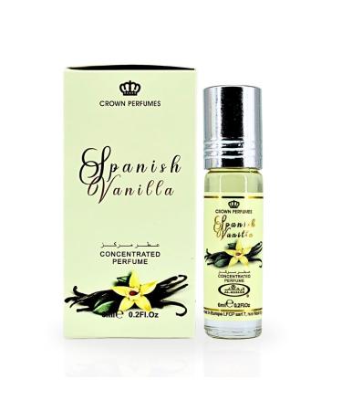 Al-Rehab Spanish Vanilla Perfume Oil 6ML (0.2 Oz) (BOX OF 6) - Arabian Perfume Oils For Women - Long Lasting Concentrated Perfume Oil - A Luxurious Soft & Sweet Women's Fragrance For An Elegant Touch Spanish Vanilla (Box of 6) - Buy Online on GoSupps.com
