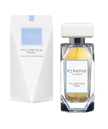 PINROSE Perfumes Pillowtalk POET - Eau de Parfum Fragrance Spray for Women - Clean Vegan Cruelty-free and Hypoallergenic Scent with Essential Oils - Notes of Powder Ambergris Musk and Sandalwood - Buy Online on GoSupps.com