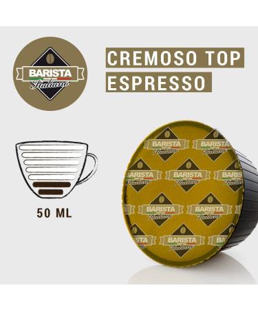 Barista Italiano 80 Dolce Gusto Compatible Pods (CREMOSO TOP ESPRESSO 80 Capsules 80 Servings) - Buy Online on GoSupps.com
