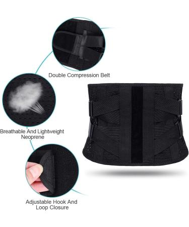 Yosoo Health Gear Adjustable Lumbar Belt for Lower Back Pain Relief - XL - Sciatica Herniated Disc & Injury Prevention - Buy Online on GoSupps.com
