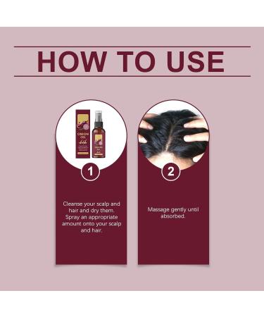  Jesshiny Red onion hair oil organic red onion oil serum spray for healthier hair moisturizing and non-greasy strengthens hair roots reduces hair breakage 30 ml - Buy Online on GoSupps.com