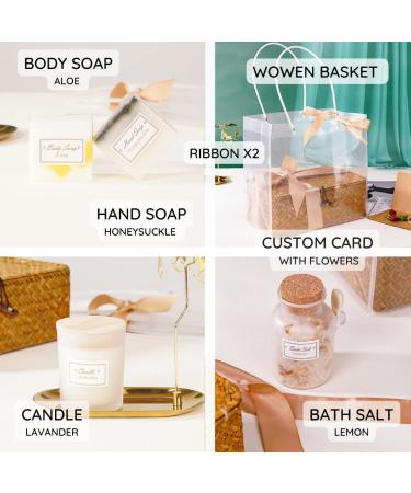Personalized Body Care & Wellness Gifts for Women | Reusable Braided Basket | Perfect Birthday & Mom Gift Box - Buy Online on GoSupps.com