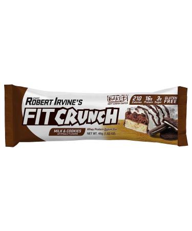 FITCRUNCH Snack Size Protein Bars 6-Layer Baked Bar 3g of Sugar Gluten Free & Soft Cake Core (9 Count Flavor Lovers) - Buy Online on GoSupps.com