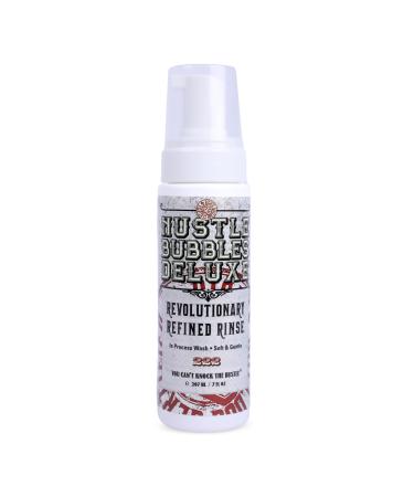 Hustle Bubbles Deluxe Mousse Nettoyante 207ml Mousse nettoyante pour tatouage et soin doux de la peau Apaise pendant et apr s le tatouage limine s bum salet & sang Vegan & sans alcool