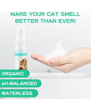 FAMOUS Waterless Cat & Dog Shampoo for Hairball Relief - Hypoallergenic, Natural Ingredients, Sulfate & Alcohol Free - Buy Online on GoSupps.com