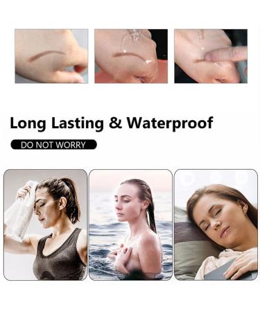 Anjoize Ziborn 4-Tip Waterproof Microblade Brow Pen in Brown - Buy Online on GoSupps.com
