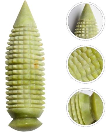 Lurrose Jade Massage Roller & Muscle Stick - Full Body Massager (Green) | International Shipping Available - Buy Online on GoSupps.com