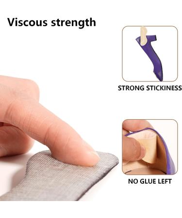 Microfiber Heel Grips & Cushion Inserts - 4 Pairs | Prevent Heel Pains & Blisters - Buy Online on GoSupps.com