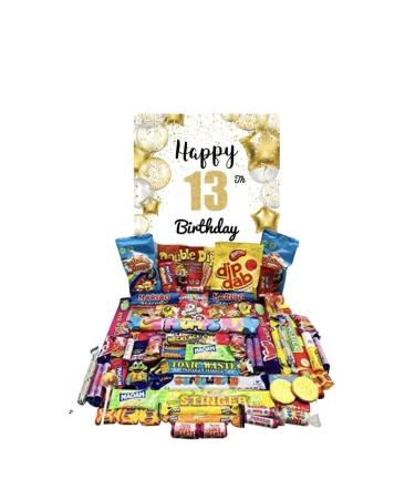 Happy 13th Birthday Pick n Mix The Ultimate Retro Sweet Selection 70s 80s Box Sweet Hamper Present Gift