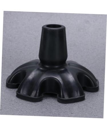 NOLITOY Crutch End Mats & Walking Stick Ferrule - Durable Rubber Accessories for Crutches & Walkers - Replacement Foot Pads for Walking Cane - Heavy Duty Black (11.50x11.50x7.50CM) - International Shipping Available - Buy Online on GoSupps.com