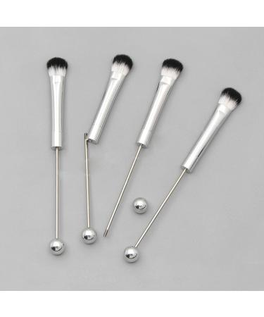 Eye Makeup Brushes DIY Beaded Cosmetic Brush Metal Handle Makeup Tools Detachable Bead Eyeshadow Brush For Women Eye Makeup Tool - Buy Online on GoSupps.com